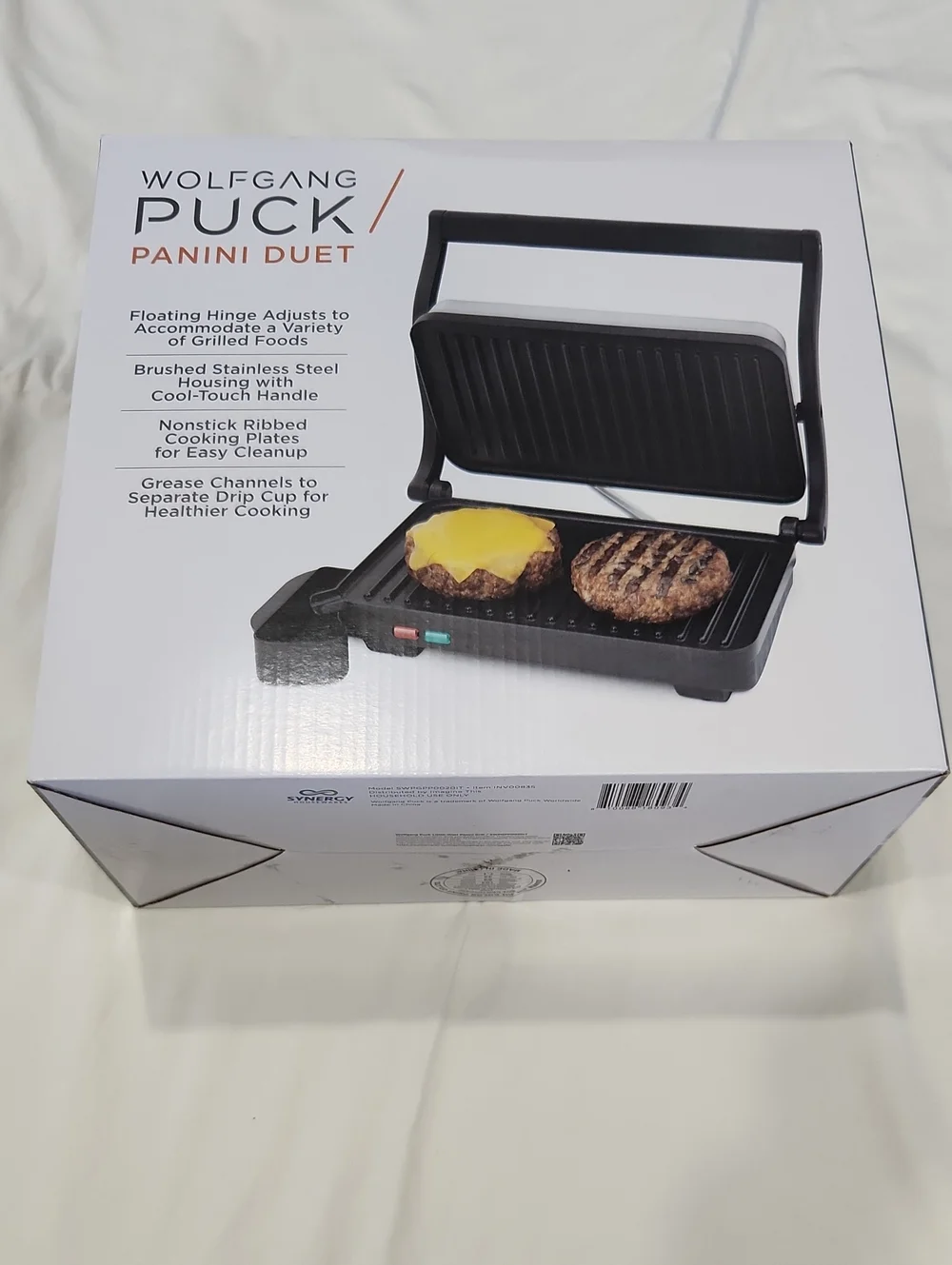 Wolfgang Pick Panini Duet Electric Grill - NIB